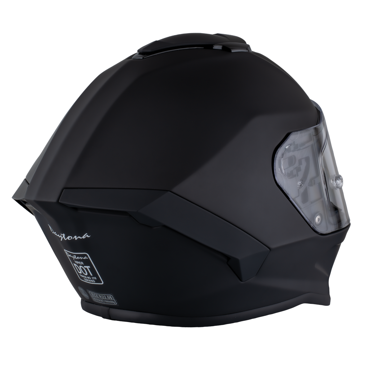 Daytona Viper Solid Full Face Motorcycle Helmet