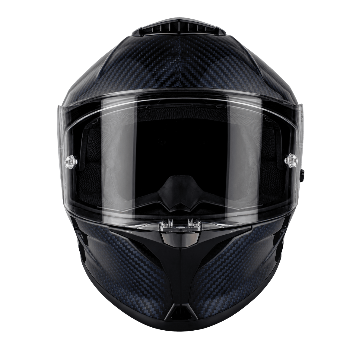 Daytona Viper Blue Carbon Fiber Full Face Motorcycle Helmet