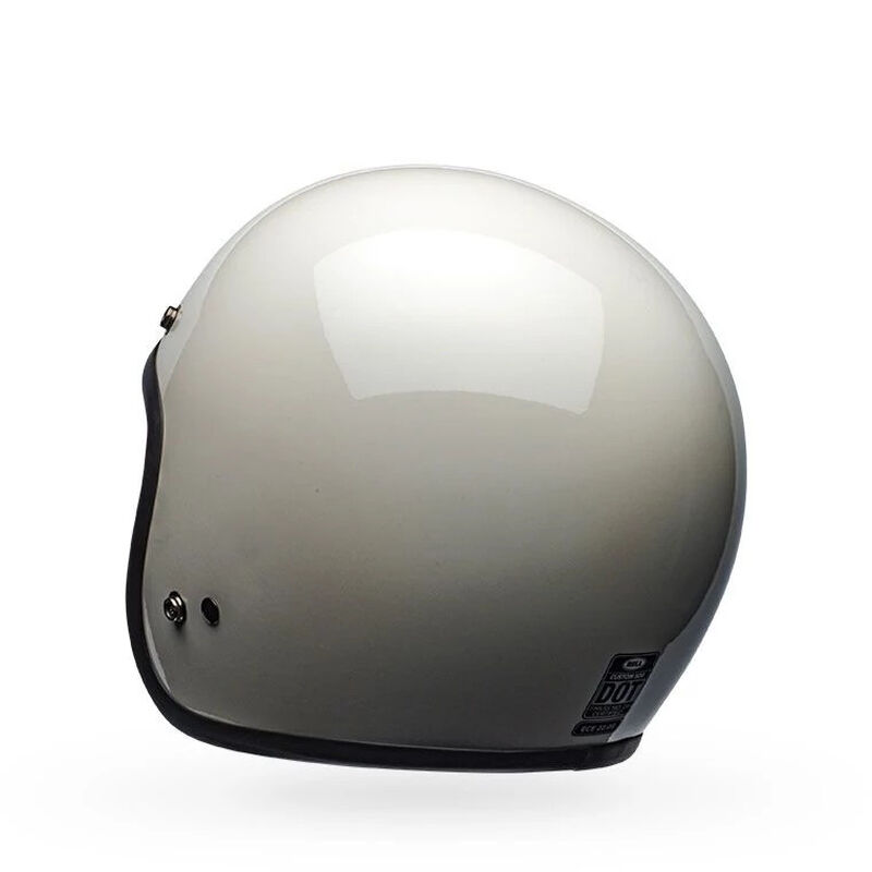 Bell Custom 500 Solid Open Face Motorcycle Helmet - Back View