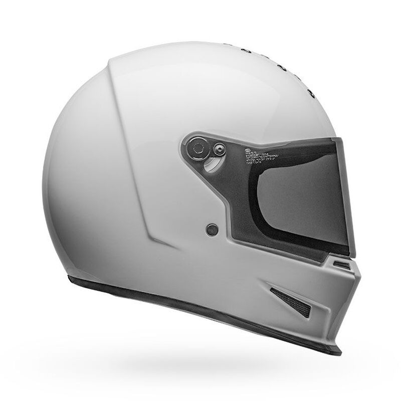 Bell Eliminator Solid Full Face Motorcycle Helmet - Side Profile View