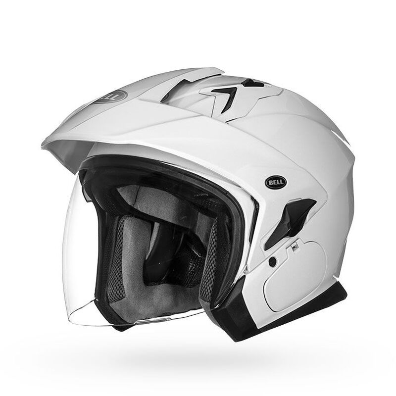 Bell Mag-9 Solid Open Face Motorcycle Helmet - Front View