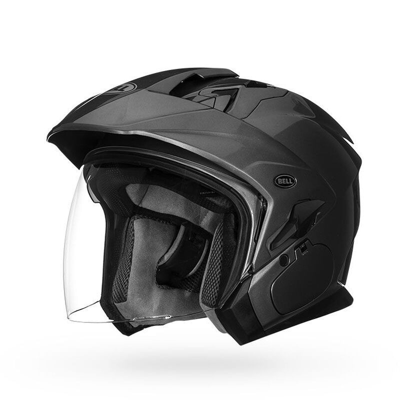 Bell Mag-9 Solid Open Face Motorcycle Helmet - Front View