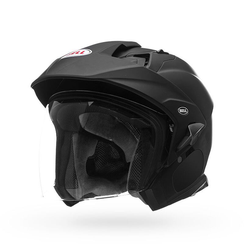 Bell Mag-9 Solid Open Face Motorcycle Helmet - Front View
