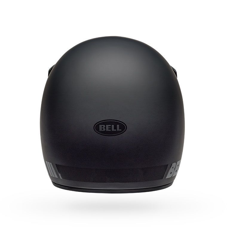 Bell Moto-3 Classic Solid Full Face Motorcycle Helmet - Back View
