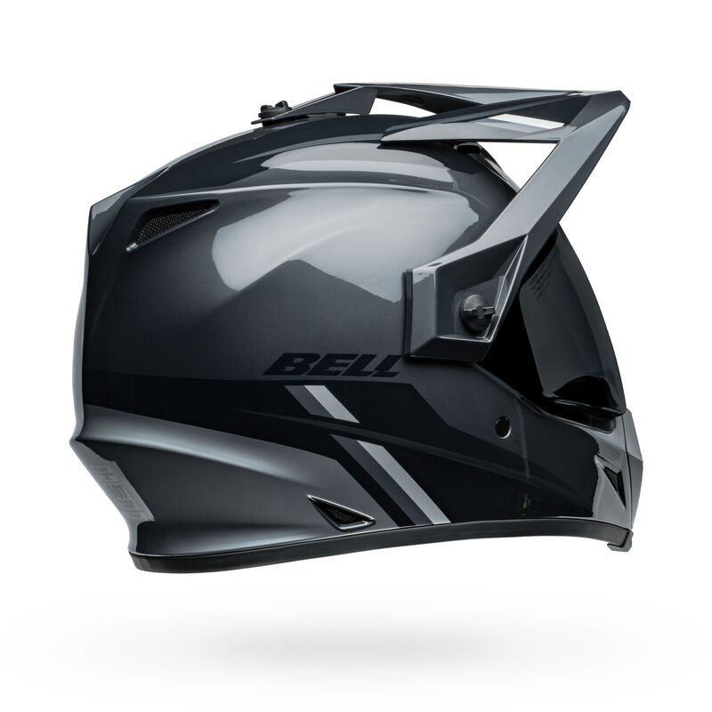 Bell MX-9 Adventure Mips Alpine Motorcycle Helmet - Back View