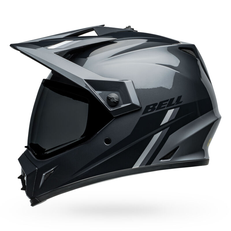 Bell MX-9 Adventure Mips Alpine Motorcycle Helmet - Side Profile View