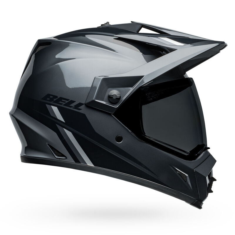 Bell MX-9 Adventure Mips Alpine Motorcycle Helmet - Side Profile View
