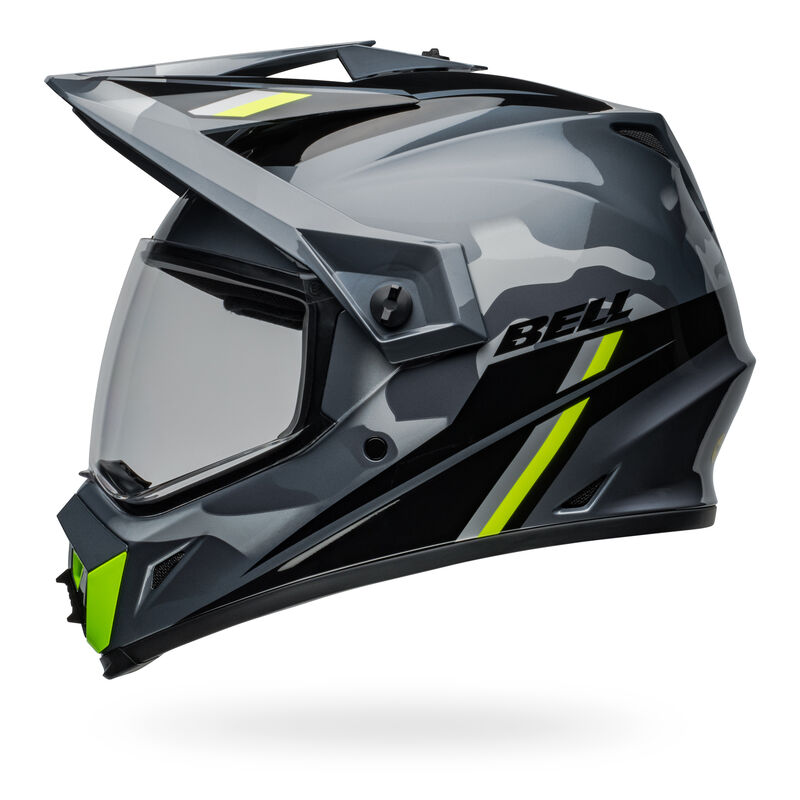 Bell MX-9 Adventure Mips Alpine Motorcycle Helmet - Side Profile View