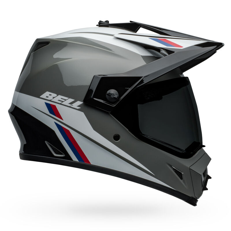 Bell MX-9 Adventure Mips Alpine Motorcycle Helmet - Side Profile View