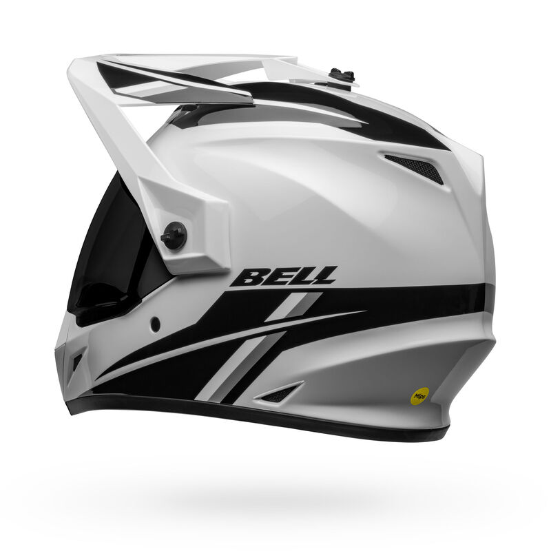 Bell MX-9 Adventure Mips Alpine Motorcycle Helmet - Back View
