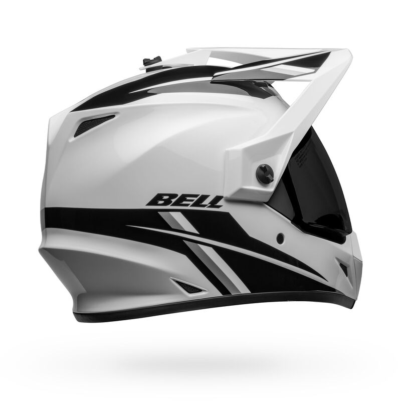 Bell MX-9 Adventure Mips Alpine Motorcycle Helmet - Back View