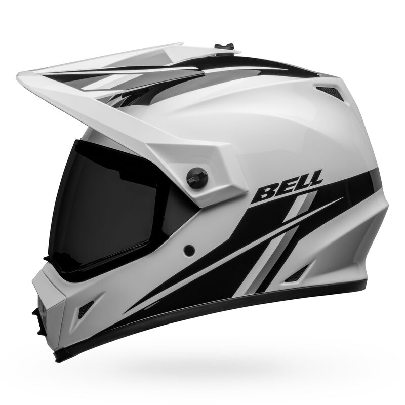 Bell MX-9 Adventure Mips Alpine Motorcycle Helmet - Side Profile View
