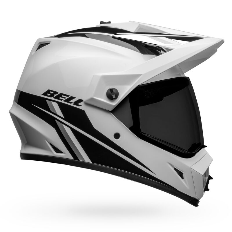 Bell MX-9 Adventure Mips Alpine Motorcycle Helmet - Side Profile View