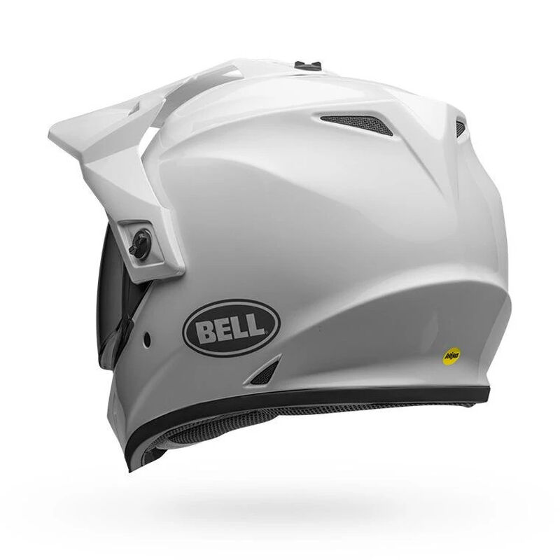 Bell MX-9 Solid Adventure Mips Motorcycle Helmet - Back View