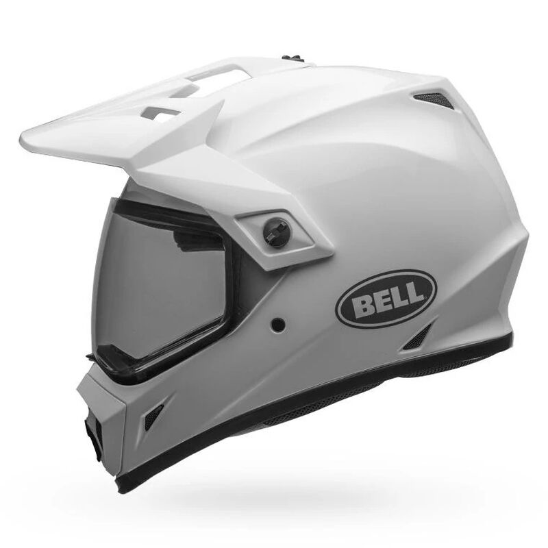 Bell MX-9 Solid Adventure Mips Motorcycle Helmet - Side Profile View