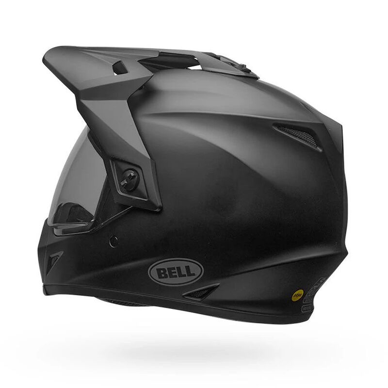 Bell MX-9 Solid Adventure Mips Motorcycle Helmet - Back View