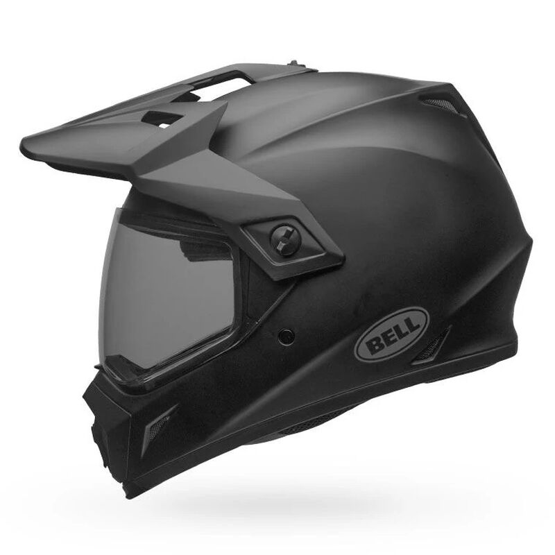 Bell MX-9 Solid Adventure Mips Motorcycle Helmet - Side Profile View