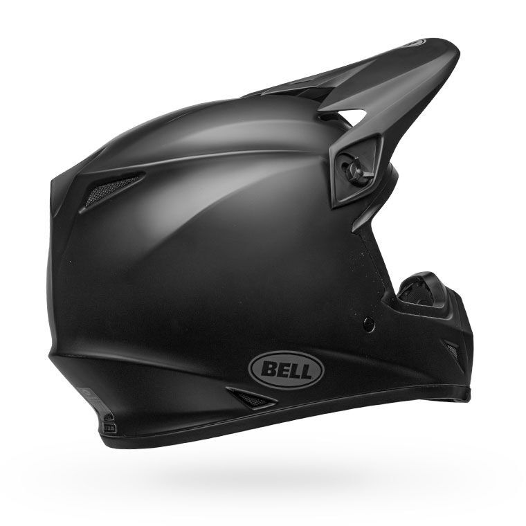 Bell MX-9 Mips Solid Motorcycle Helmet - Back View