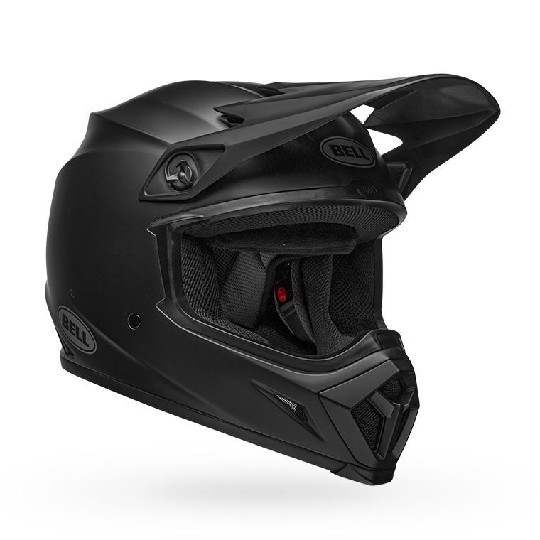 Bell MX-9 Mips Solid Motorcycle Helmet - Front View