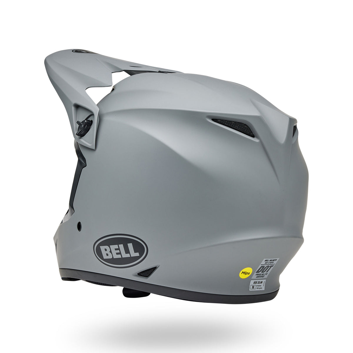Bell MX-9 Mips Solid Motorcycle Helmet - Back View