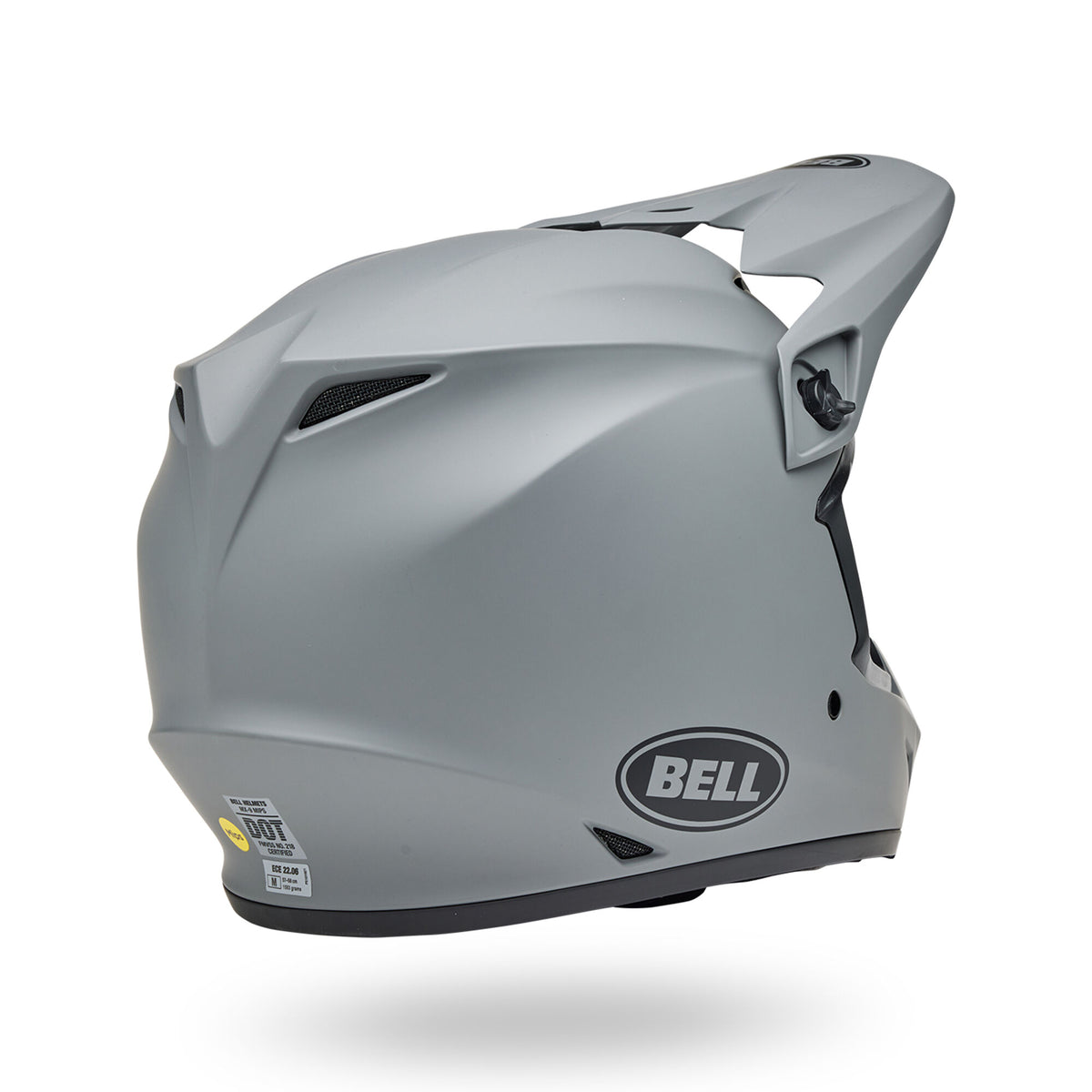 Bell MX-9 Mips Solid Motorcycle Helmet - Back View