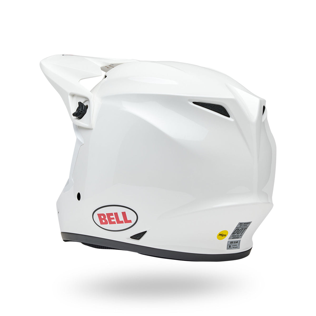 Bell MX-9 Mips Solid Motorcycle Helmet - Back View