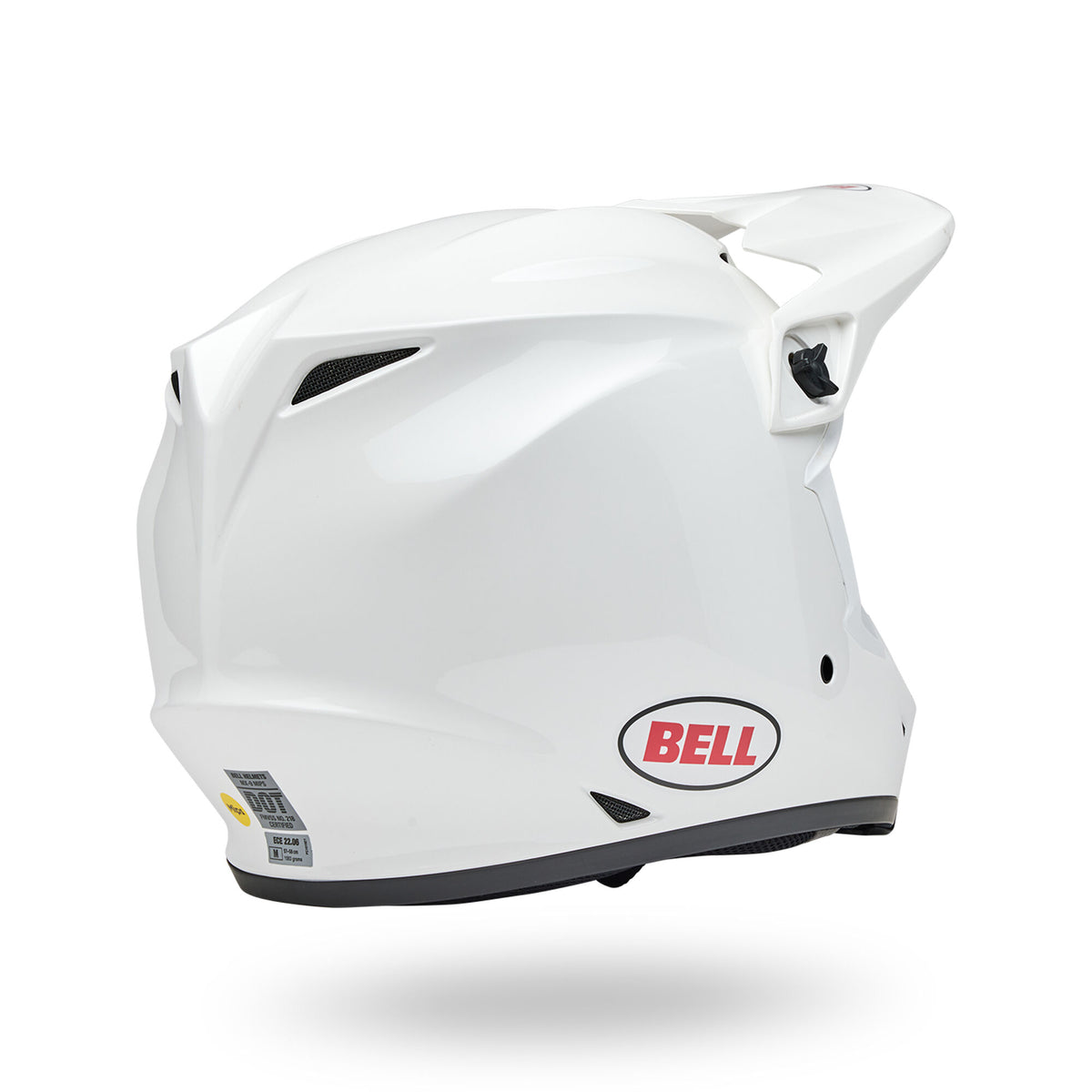 Bell MX-9 Mips Solid Motorcycle Helmet - Back View