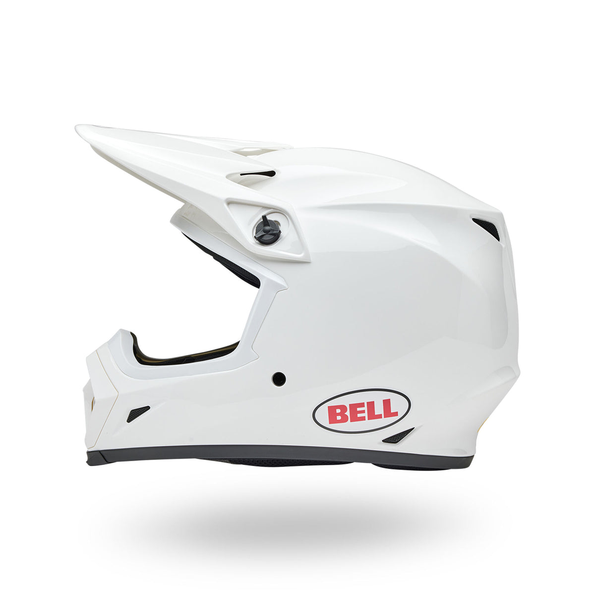 Bell MX-9 Mips Solid Motorcycle Helmet - Side Profile View