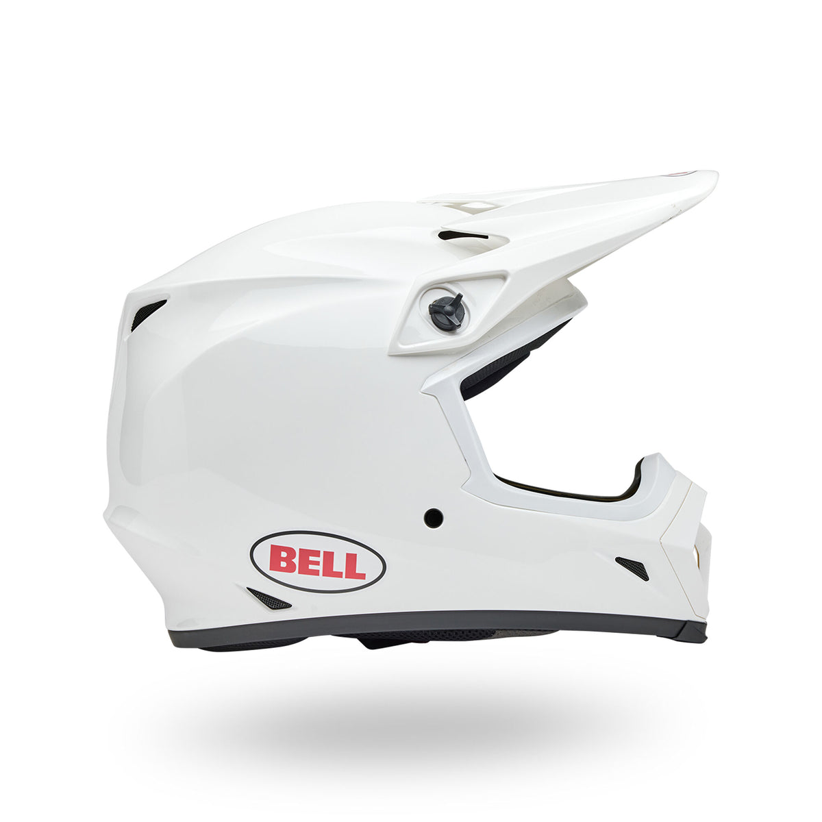 Bell MX-9 Mips Solid Motorcycle Helmet - Side Profile View