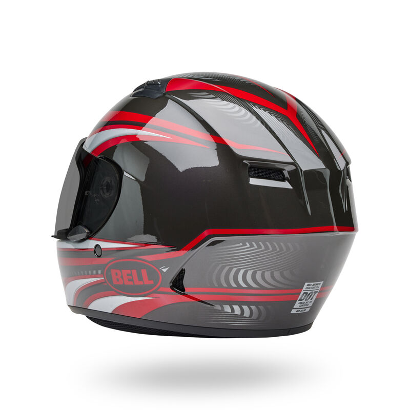 Bell Qualifier Conduit Full Face Motorcycle Helmet - Back View