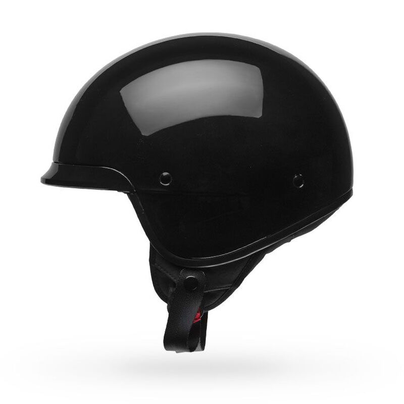 Bell Scout Air Solid Half Face Motorcycle Helmet - Side Profile View
