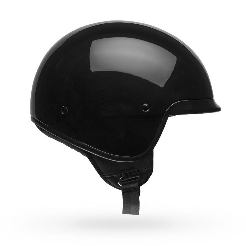 Bell Scout Air Solid Half Face Motorcycle Helmet - Side Profile View
