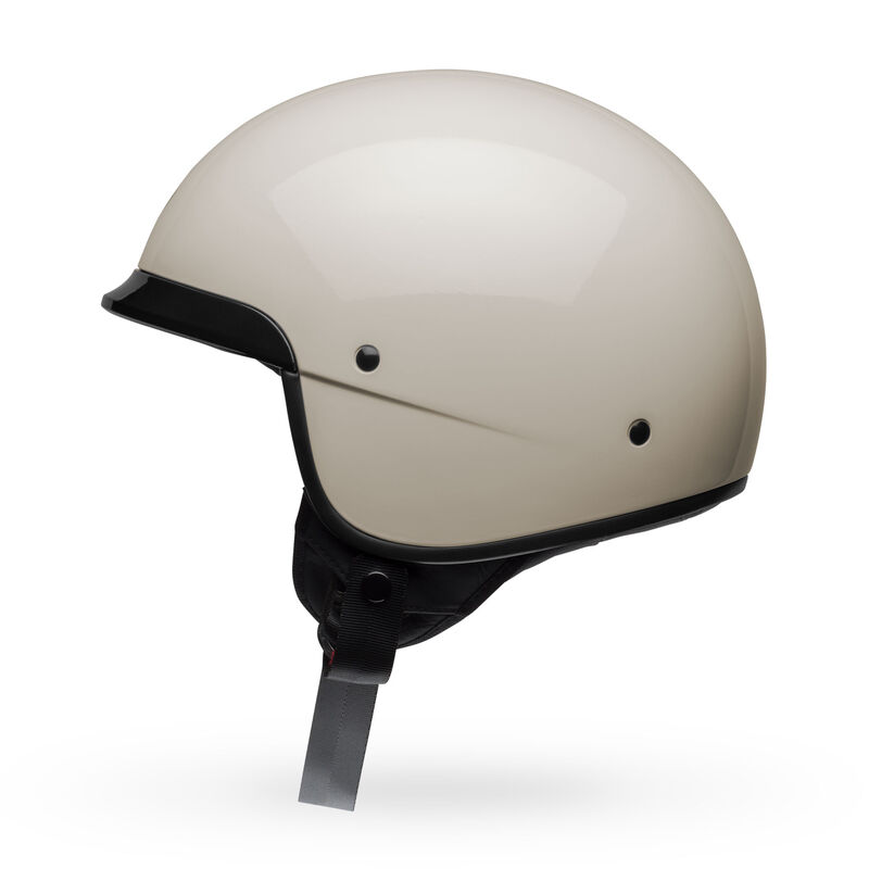 Bell Scout Air Solid Half Face Motorcycle Helmet - Side Profile View