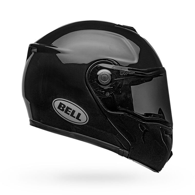 Bell SRT Solid Modular Motorcycle Helmet - Side Profile View