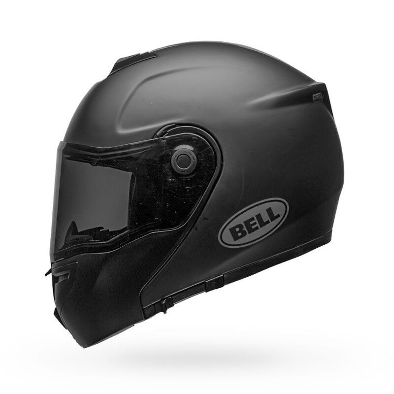 Bell SRT Solid Modular Motorcycle Helmet - Side Profile View