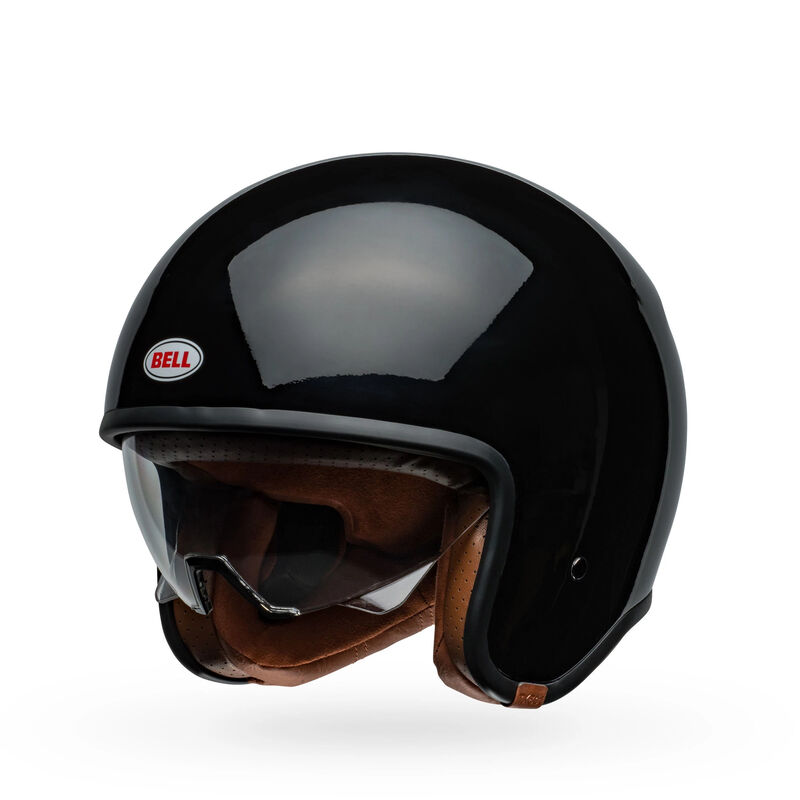 Bell TX501 Solid Open Face Motorcycle Helmet - Front View