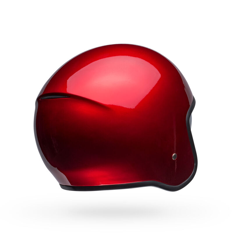 Bell TX501 Solid Open Face Motorcycle Helmet - Back View