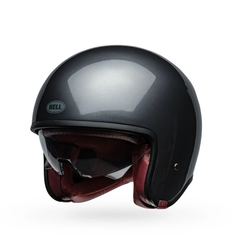 Bell TX501 Solid Open Face Motorcycle Helmet - Front View