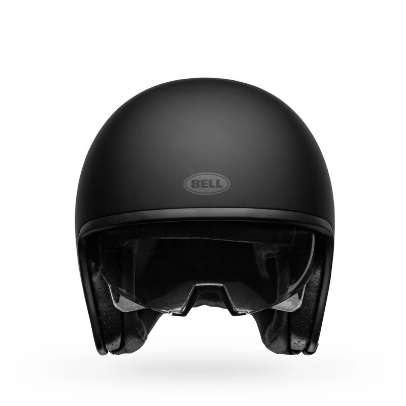 Bell TX501 Solid Open Face Motorcycle Helmet - Front View