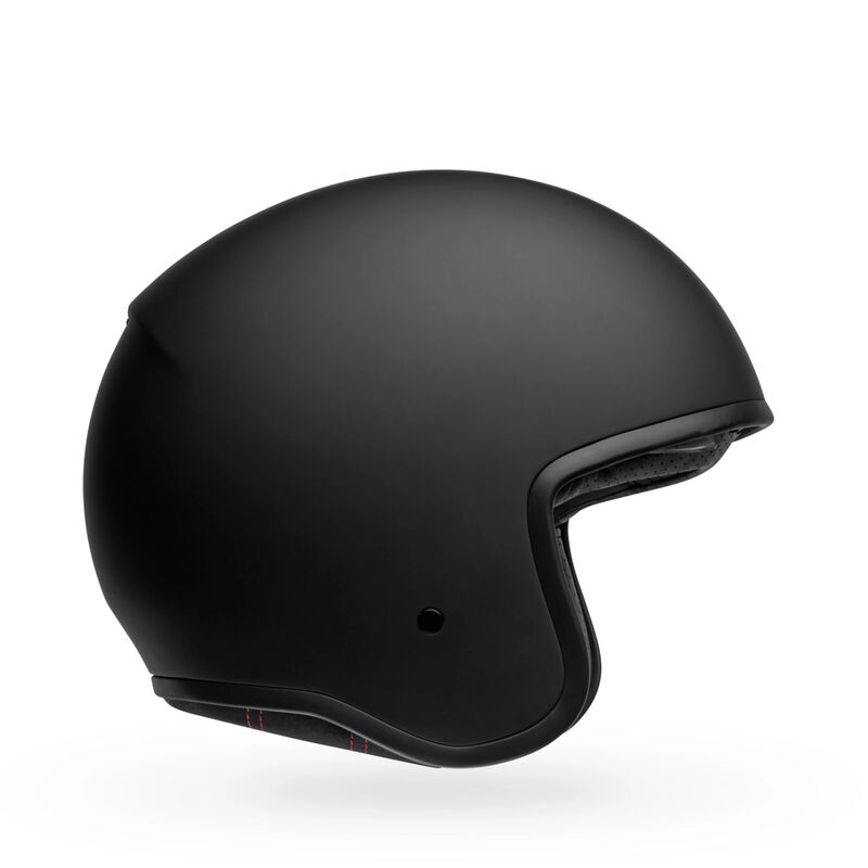 Bell TX501 Solid Open Face Motorcycle Helmet - Side Profile View