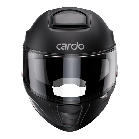 Cardo Beyond GTS Carbon Fiber Smart Motorcycle Helmet - front