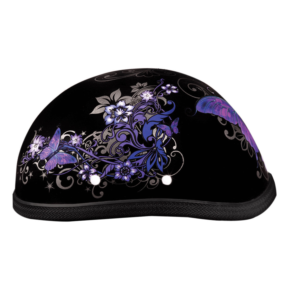 Daytona Women's Novelty Eagle With Butterfly Half Helmet