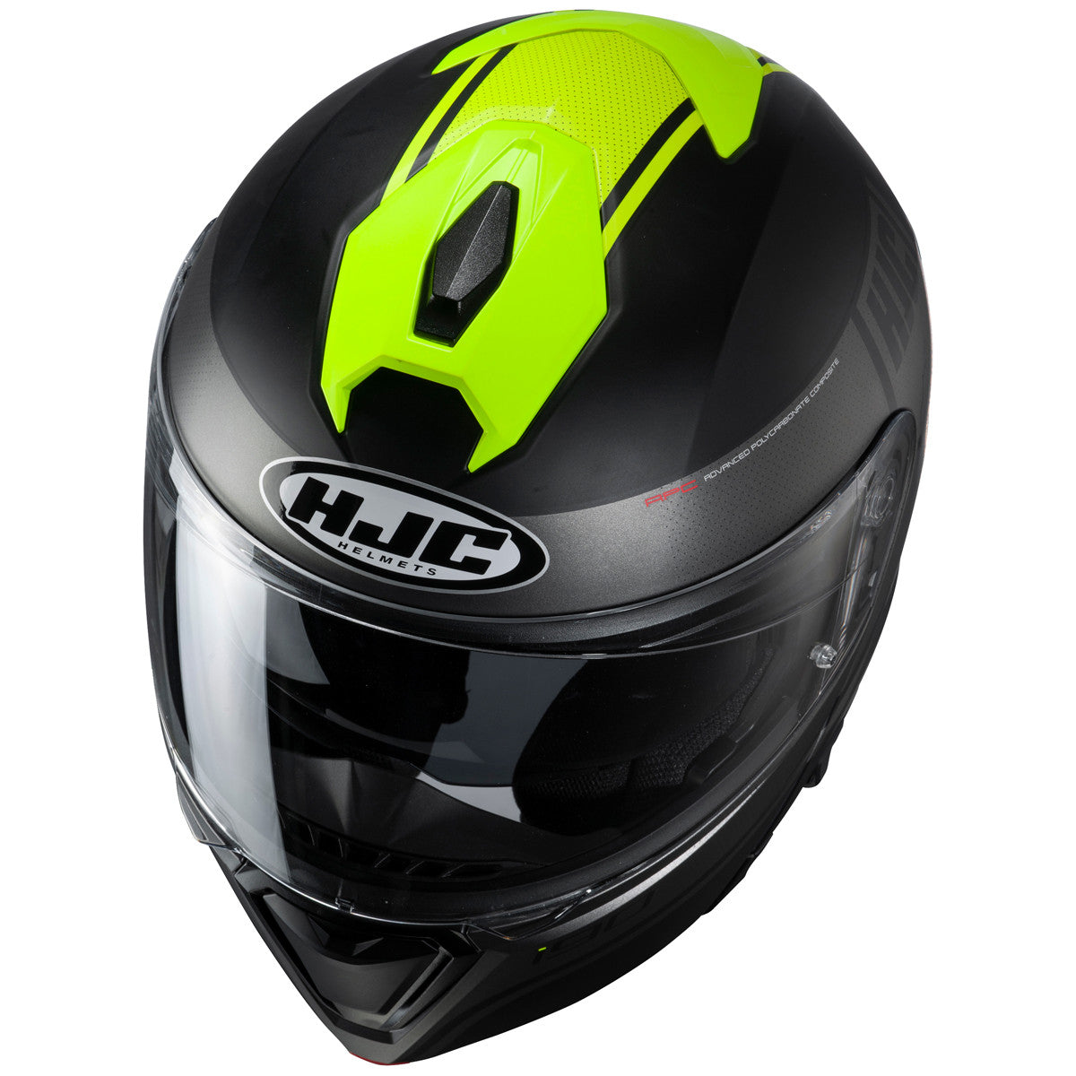 HJC i90 Davan Modular Helmet-Black/Hi-Viz