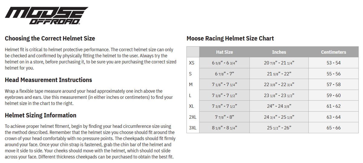 Moose Racing MR3 F.A.F. Offroad Motorcycle Helmet
