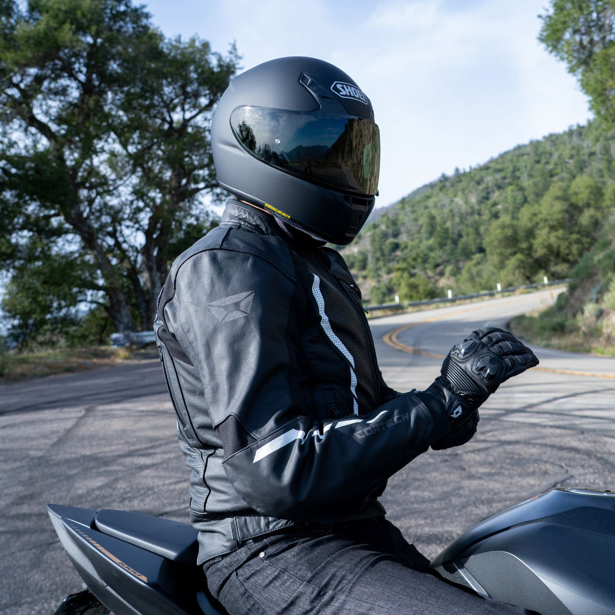 Cortech Men's Chicane 2.0 Leather Motorcycle Jacket