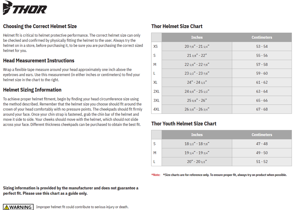 thor-reflex-sport-carbon-stealth-mips-motorcycle-helmet-size-chart