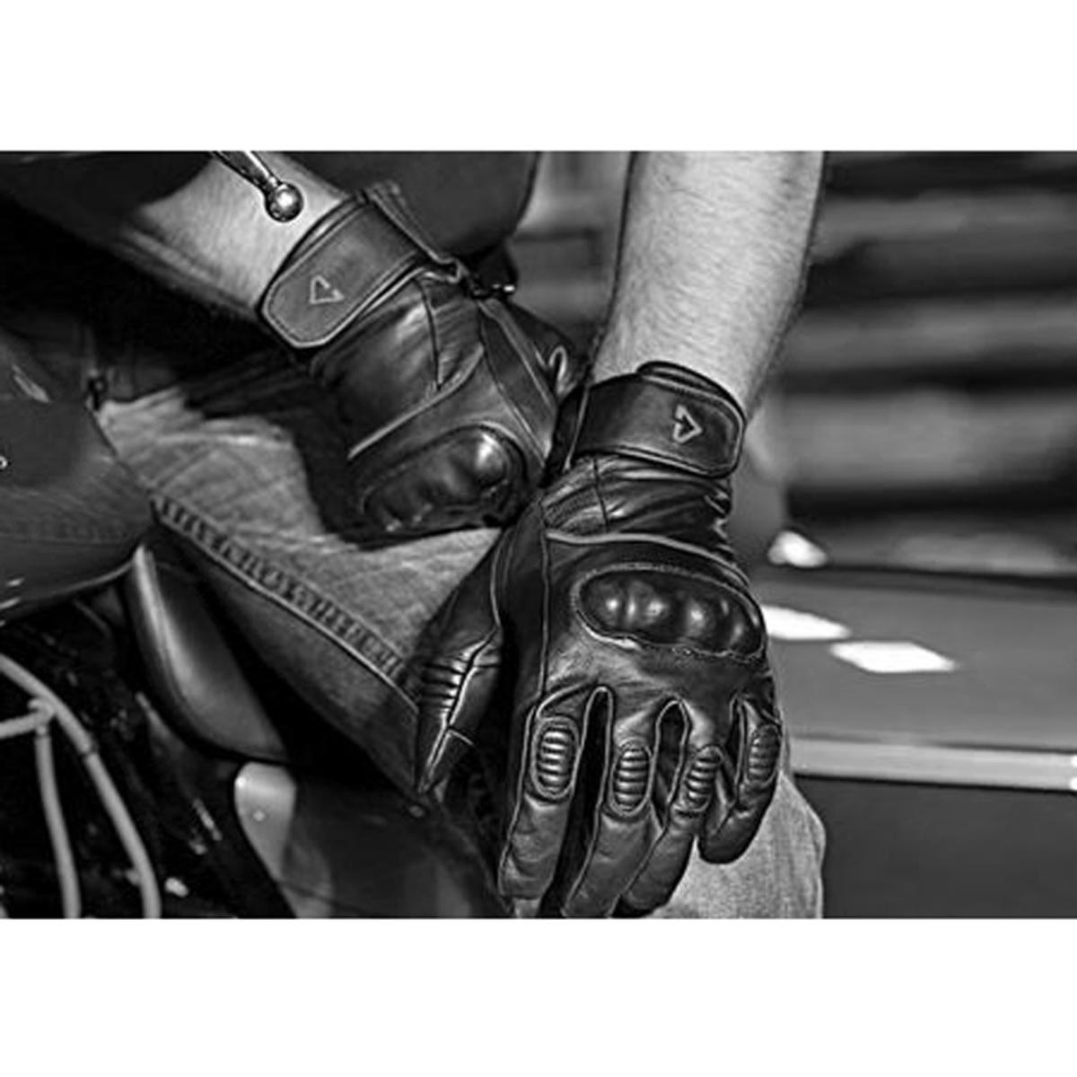 Gerbing Men's 12 V Hero Heated Motorcycle Gloves - Wrist Closure & Cuff View
