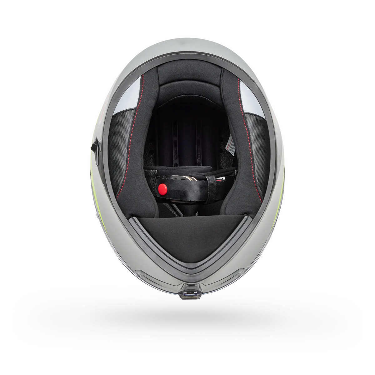Bell Lithium Motion Full Face Motorcycle Helmet - Gray/Green - Bottom View