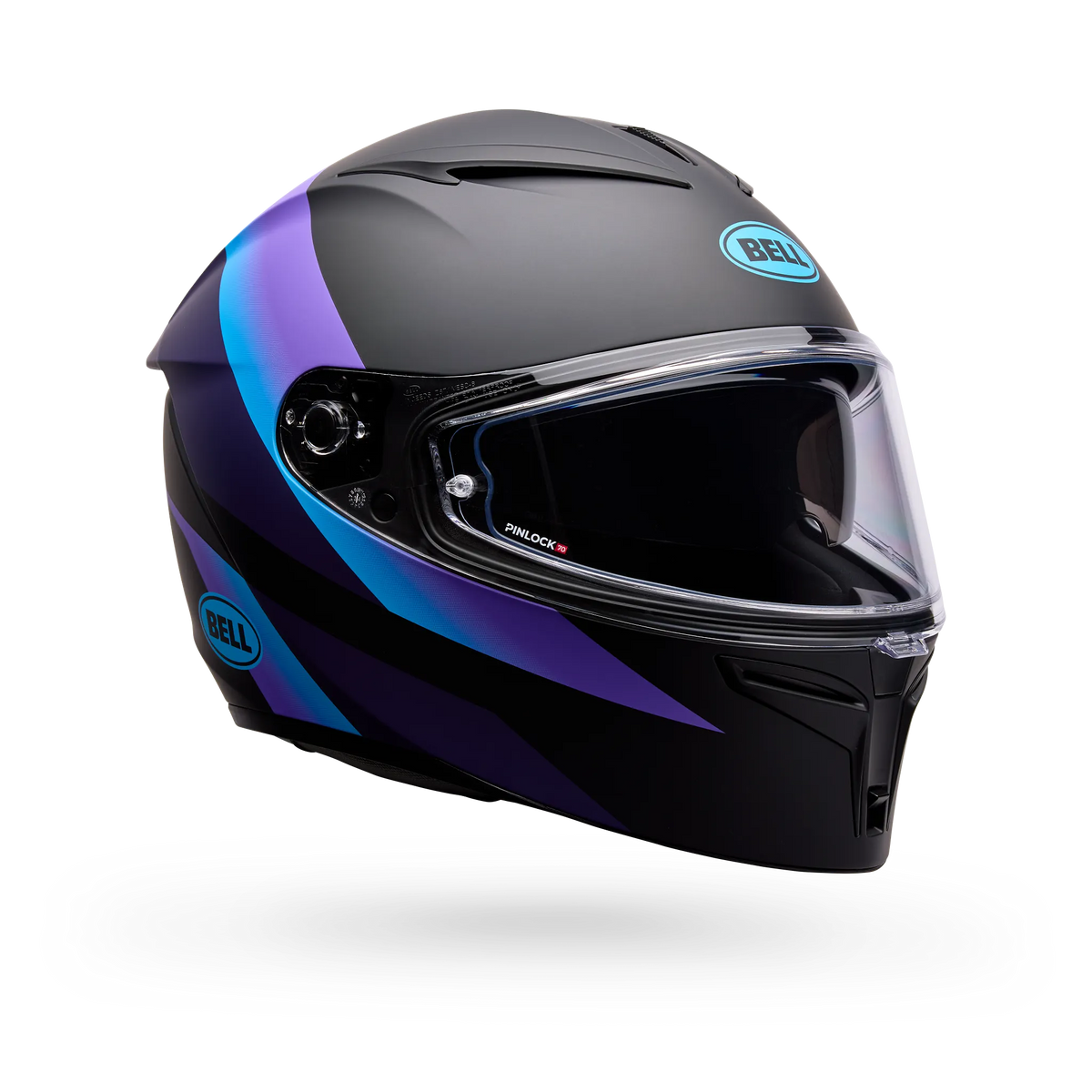 Bell Lithium Passion Full Face Motorcycle Helmet - Black/Purple - Main
