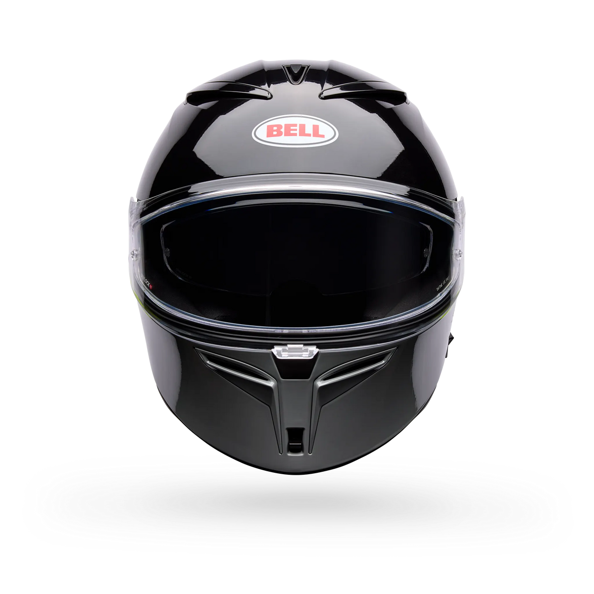 Bell Lithium Motion Full Face Motorcycle Helmet - Gray/Green - Front View